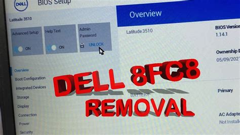 Dell 8FC8, E7A8, 0001 BIOS unlock Reset Service Description Password Dell with a Suffix of 8FC8, E7A8, 0001 can be removed Now. . Dell 8fc8